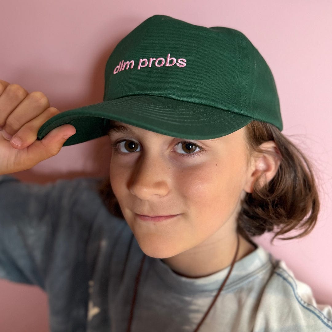 Dim Probs Kids Baseball Cap baseball cap Black & Beech