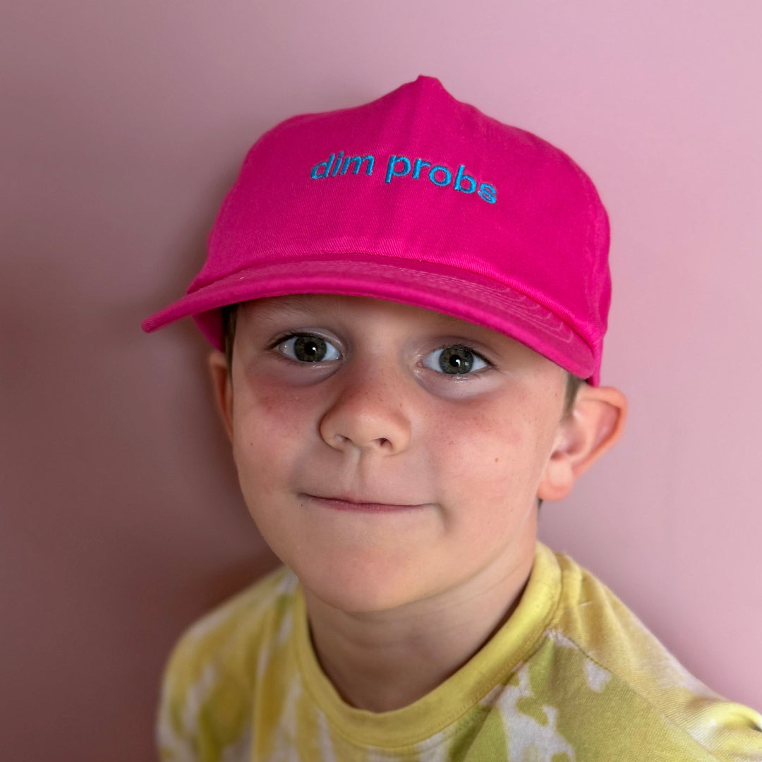 Dim Probs Kids Baseball Cap baseball cap Black & Beech