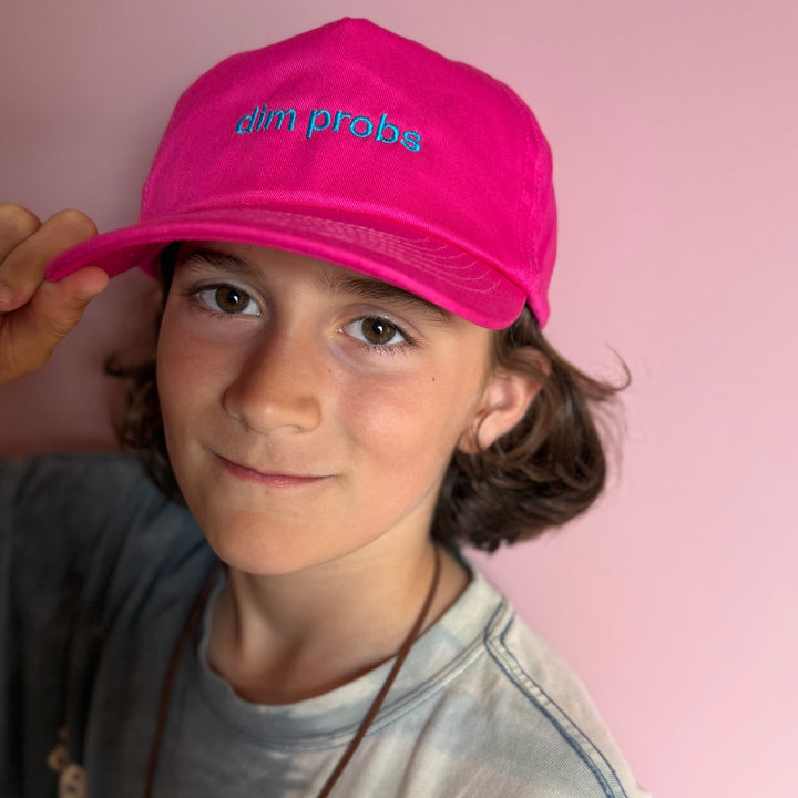 Dim Probs Kids Baseball Cap baseball cap Black & Beech