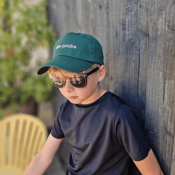 Dim Probs Kids Baseball Cap baseball cap Black & Beech