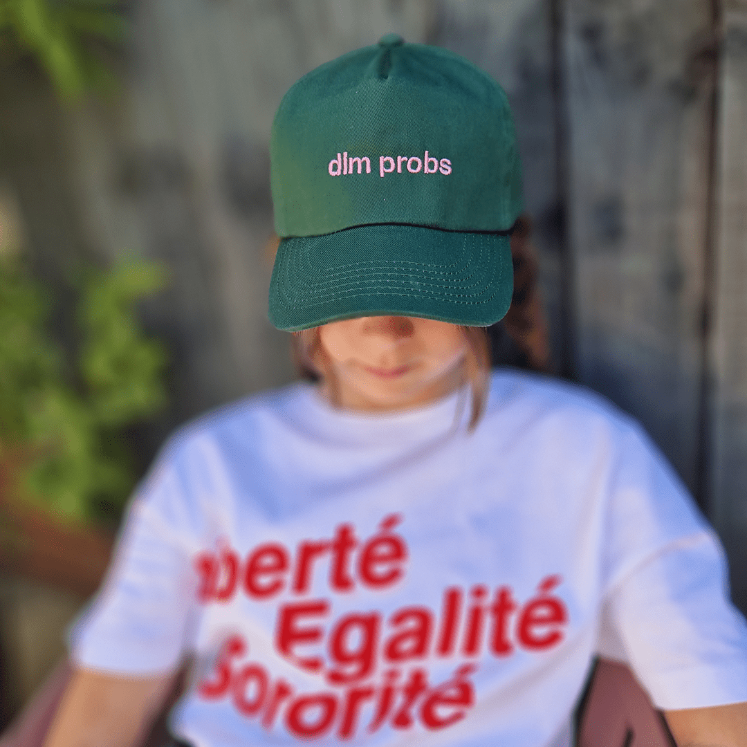Dim Probs Kids Baseball Cap baseball cap Black & Beech