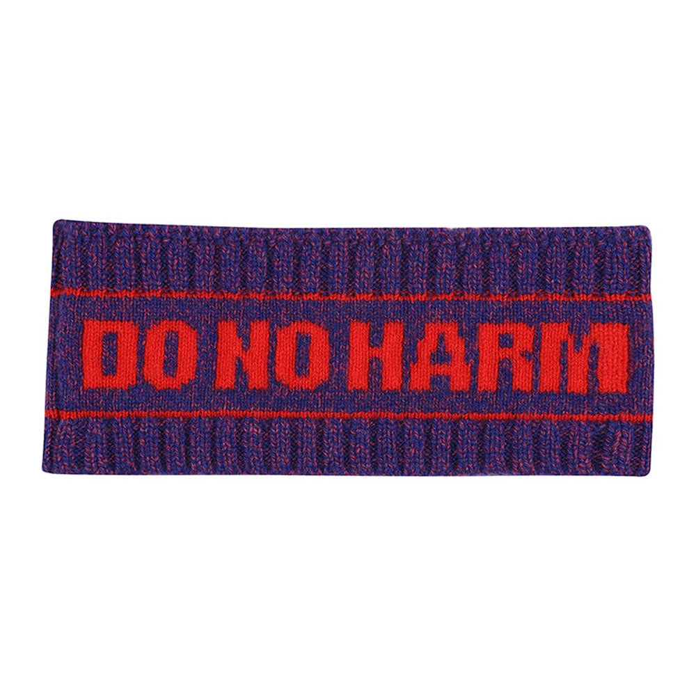 Do No Harm Take No Shit Headband in Amethyst Headband Black & Beech