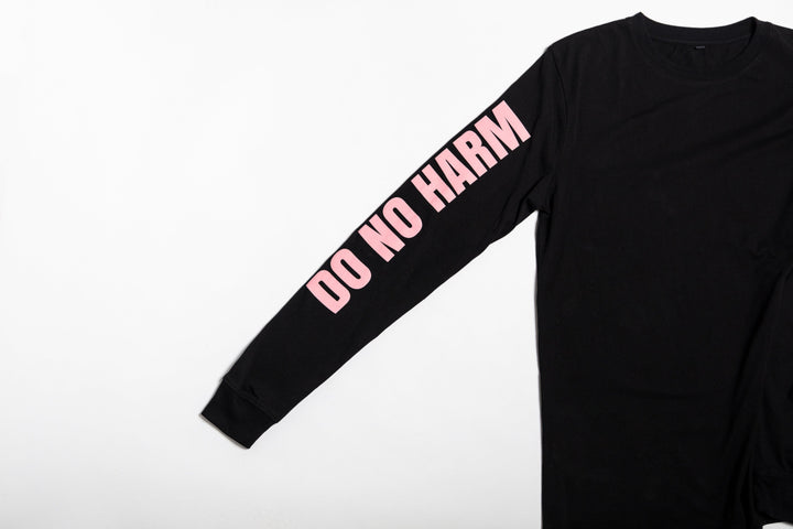 Do No Harm Take No Shit L/S Tee T-shirts Black & Beech