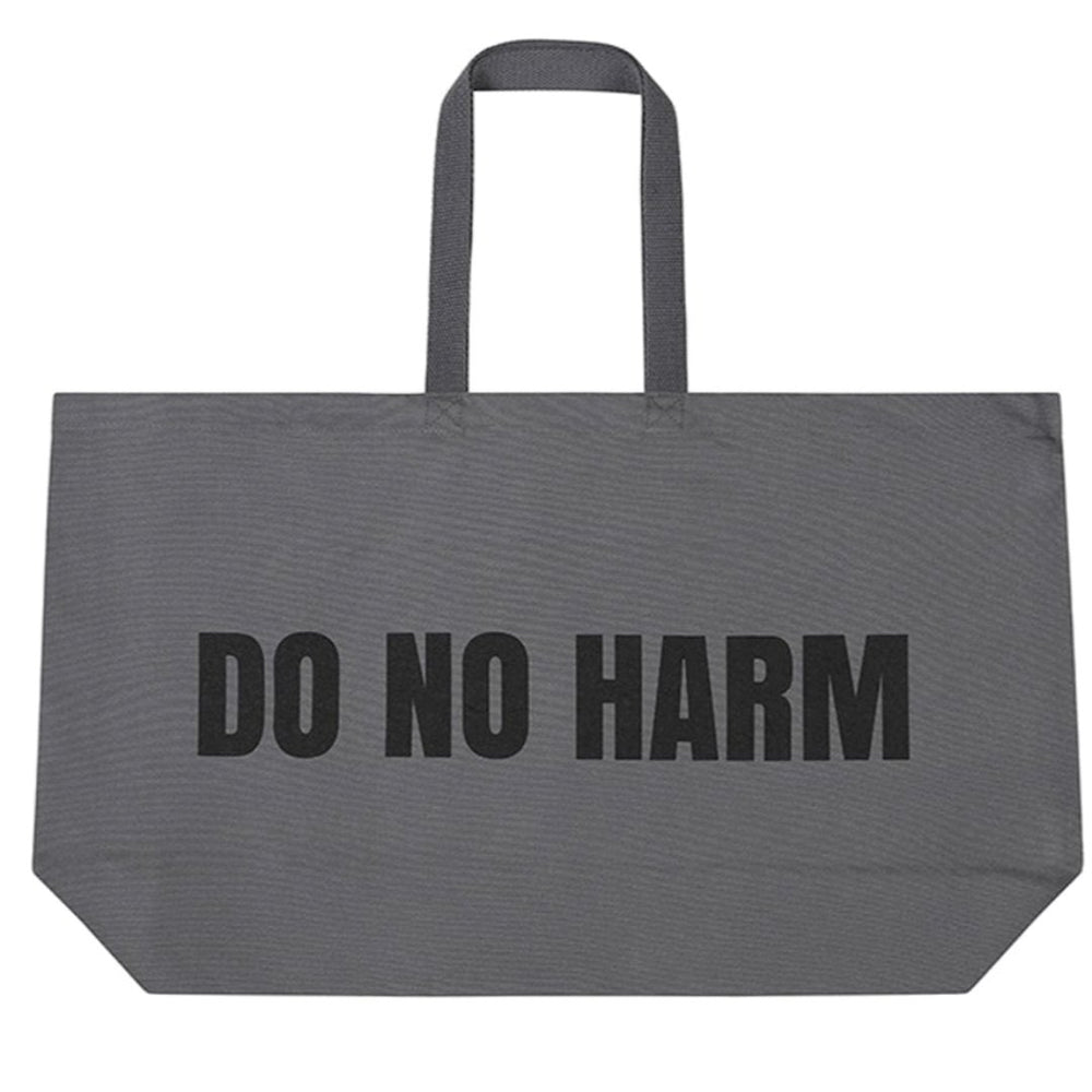 Do No Harm Take No Shit Massive Tote Bag - Black & BeechGrey & Black