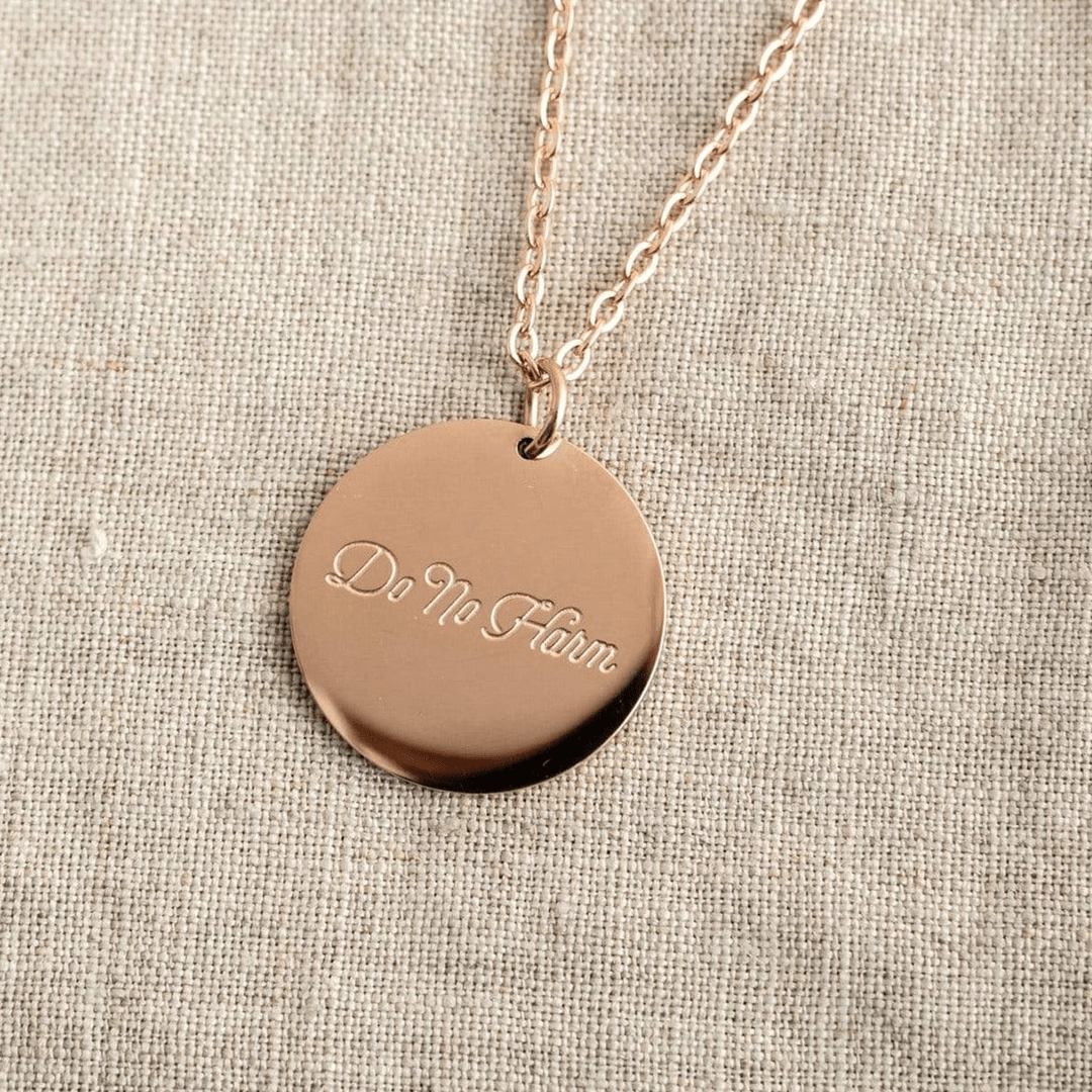 Do No Harm Take No Shit Necklace1