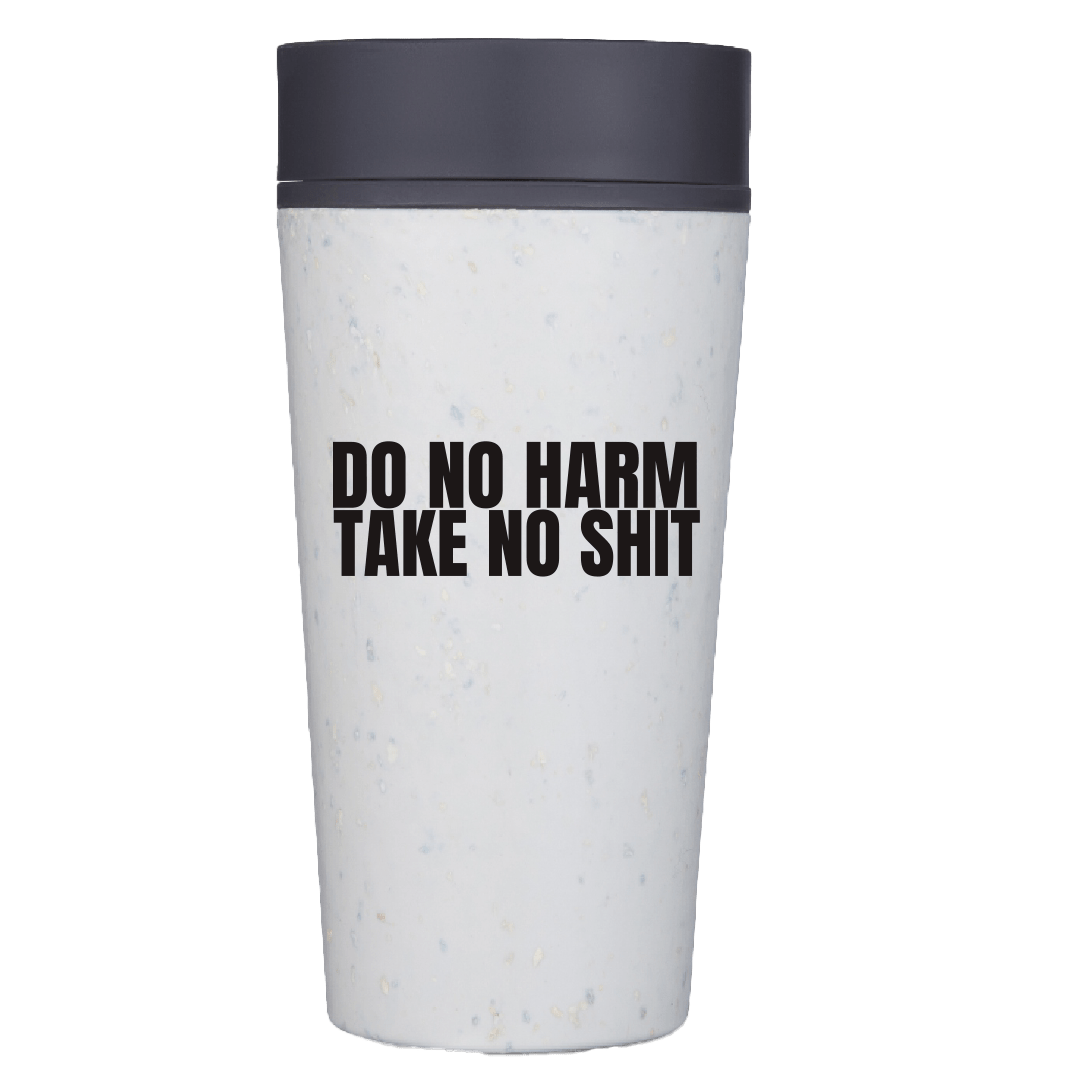 Do No Harm Take No Shit Travel Mug Mugs Black & Beech
