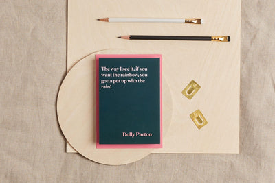 Dolly Parton Quote Greeting Card Greeting & Note Cards Black & Beech
