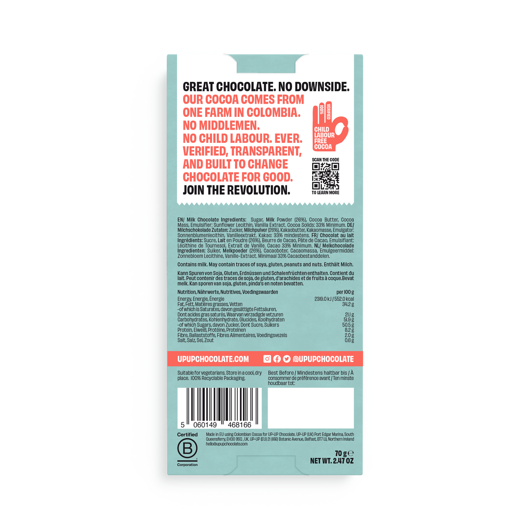 UP-UP - Original Milk Chocolate Bar - 70g