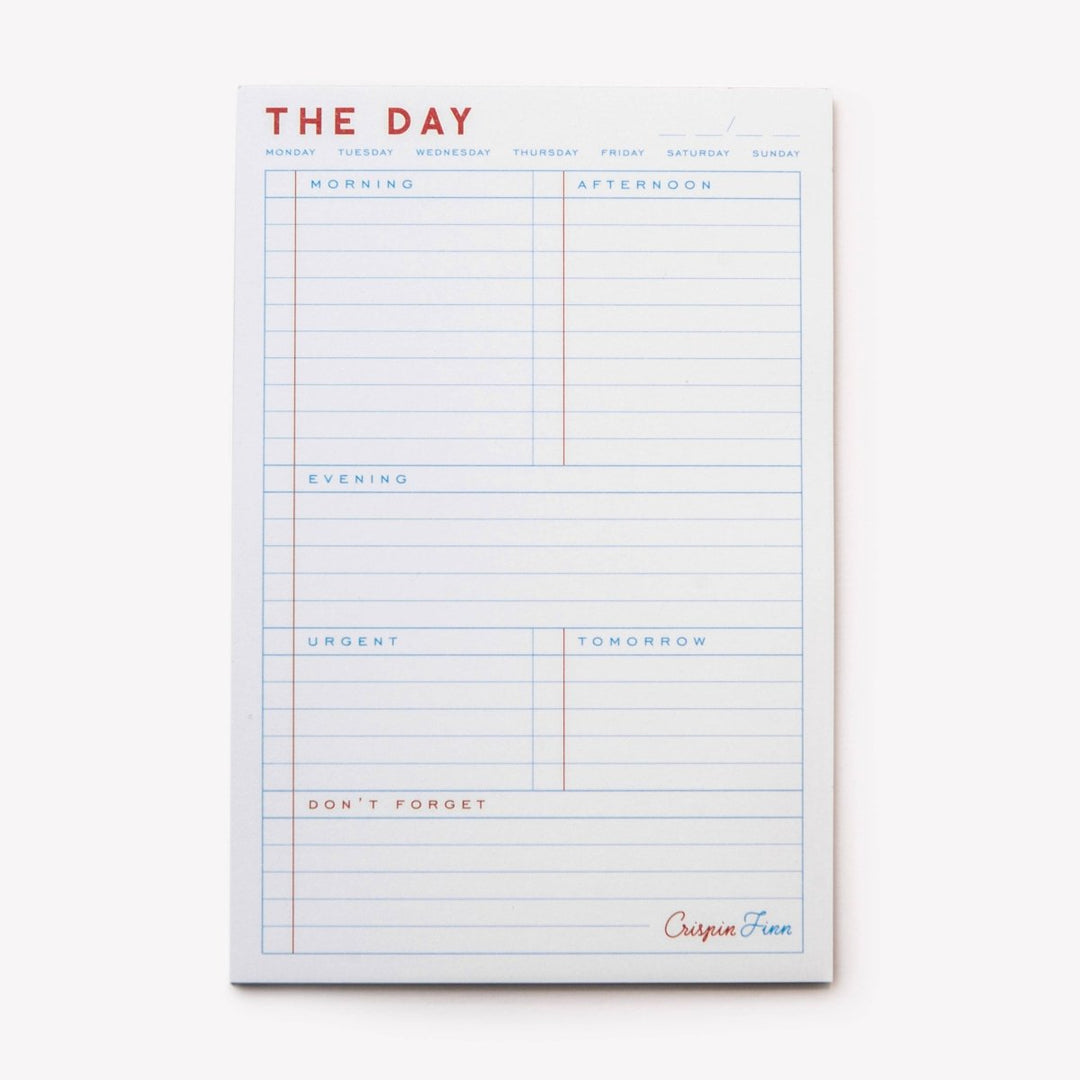 The Day Note Pad Refill - Black & Beech