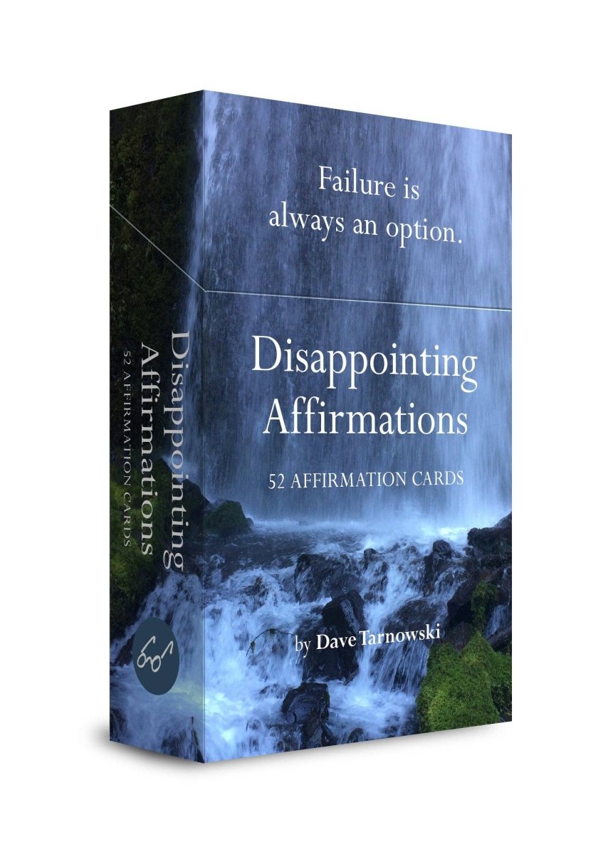 Disappointing Affirmations Deck - 52 Affirmation Cards - Black & Beech