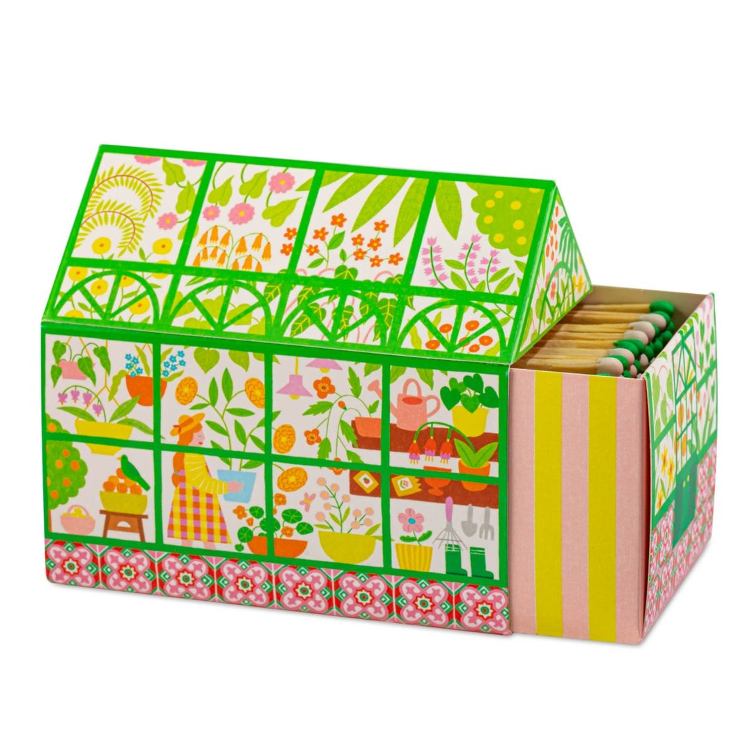 The Green House | House Matchboxes - Black & Beech