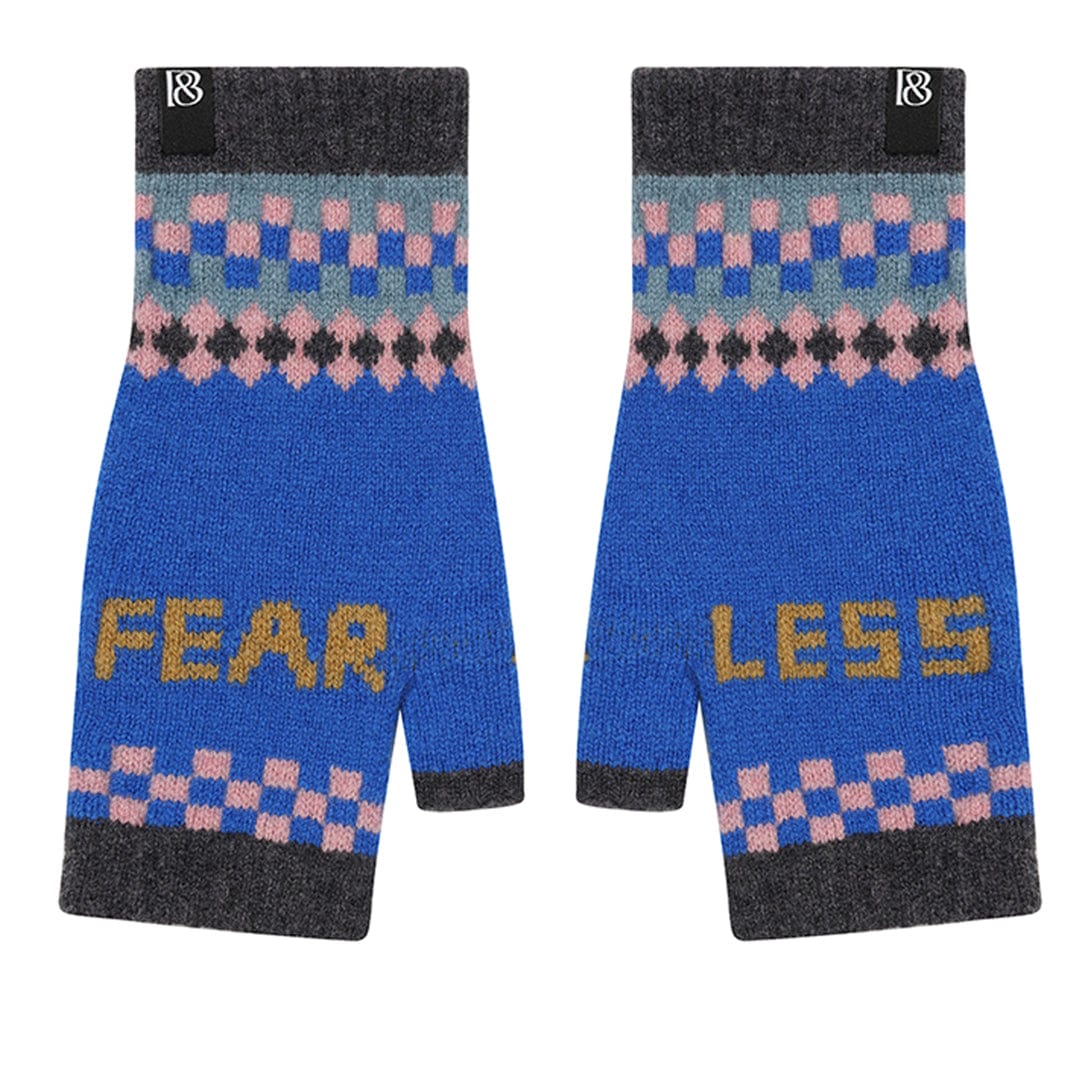 Fearless Patchwork Mittens in Klien Gloves & Mittens Black & Beech