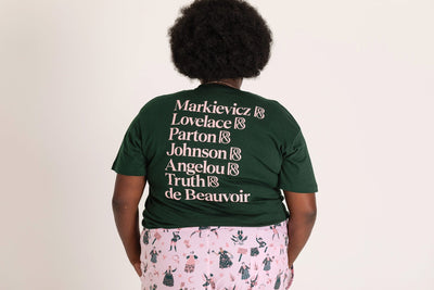 Feminist Icon Organic Cotton T Shirt T-shirts Black & Beech