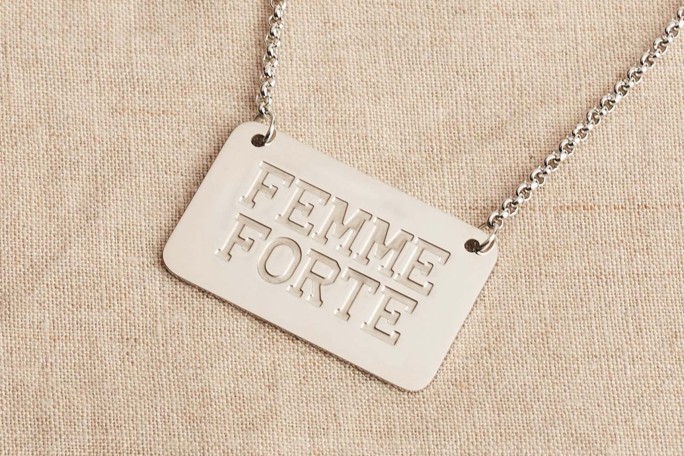 Femme Forte Necklace Necklaces Black & Beech
