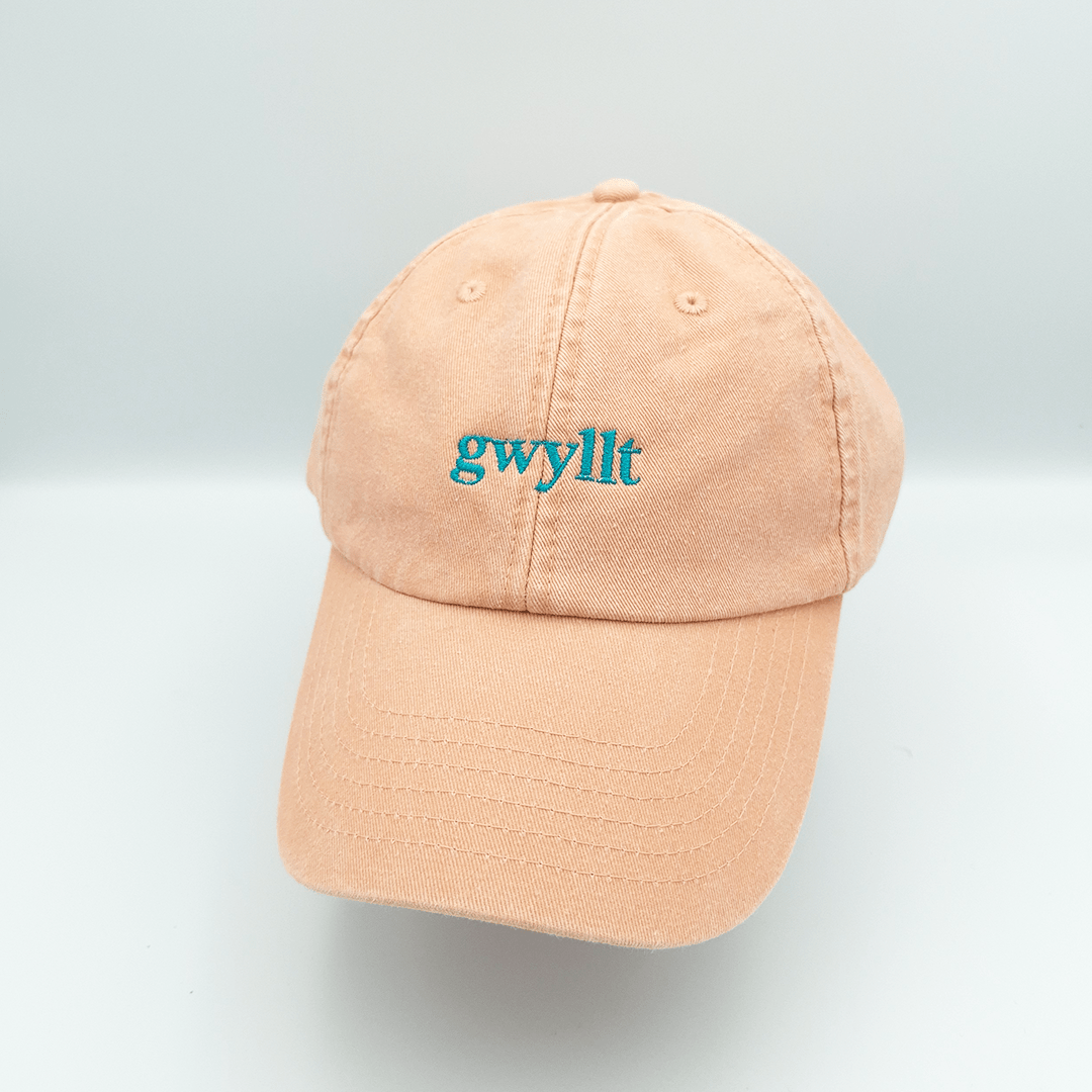 Gwyllt Baseball Cap - Black &amp; BeechPeach