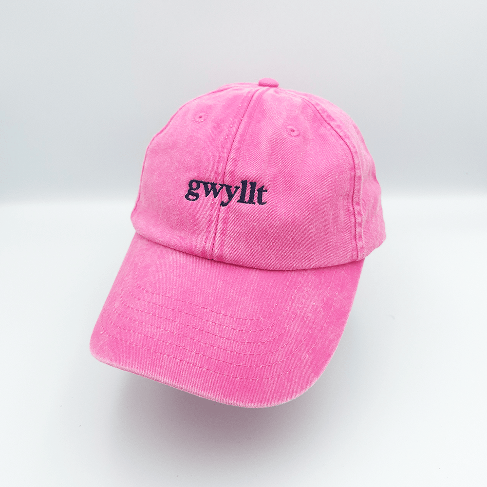 Gwyllt Baseball Cap - Black & BeechPink