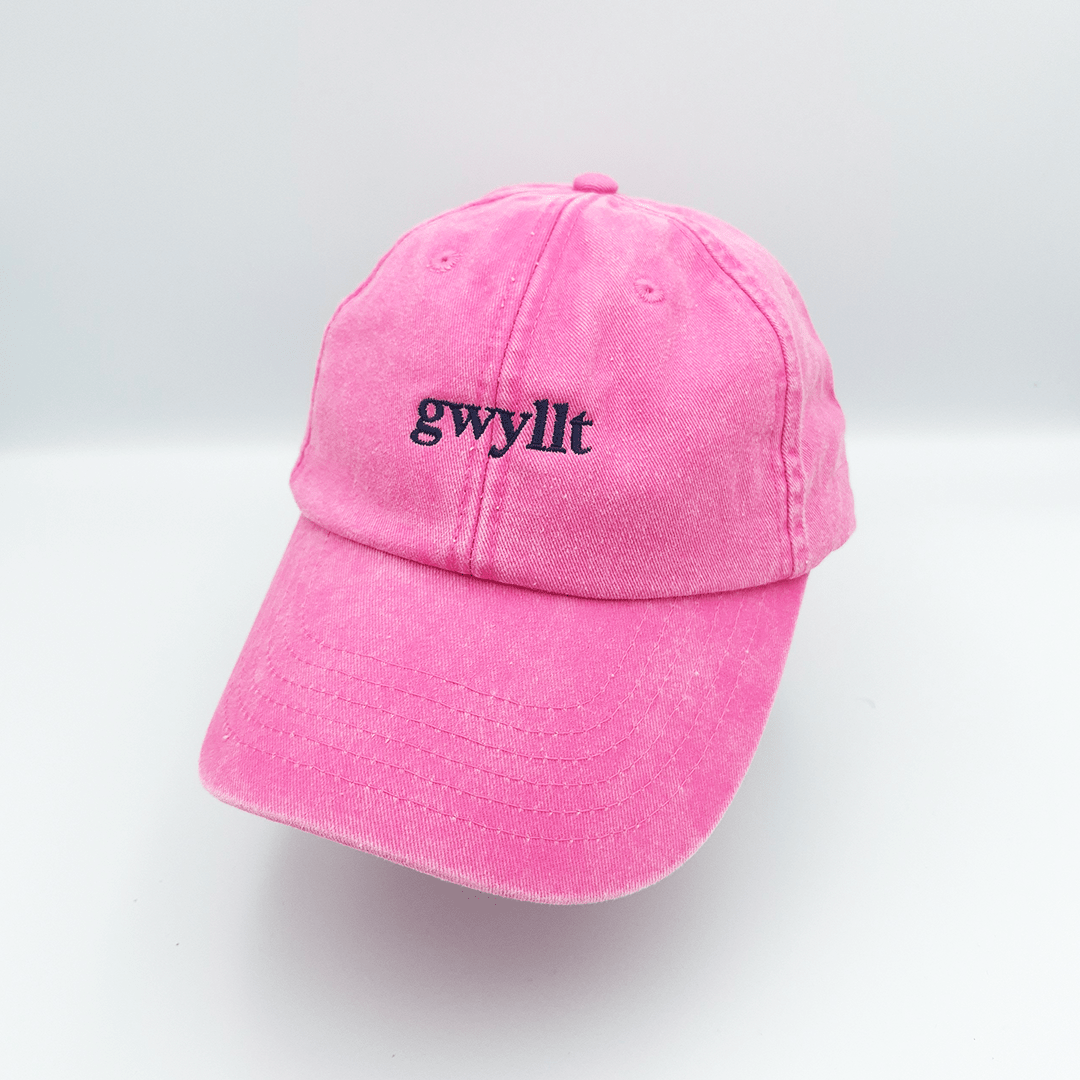 Gwyllt Baseball Cap - Black &amp; BeechPink