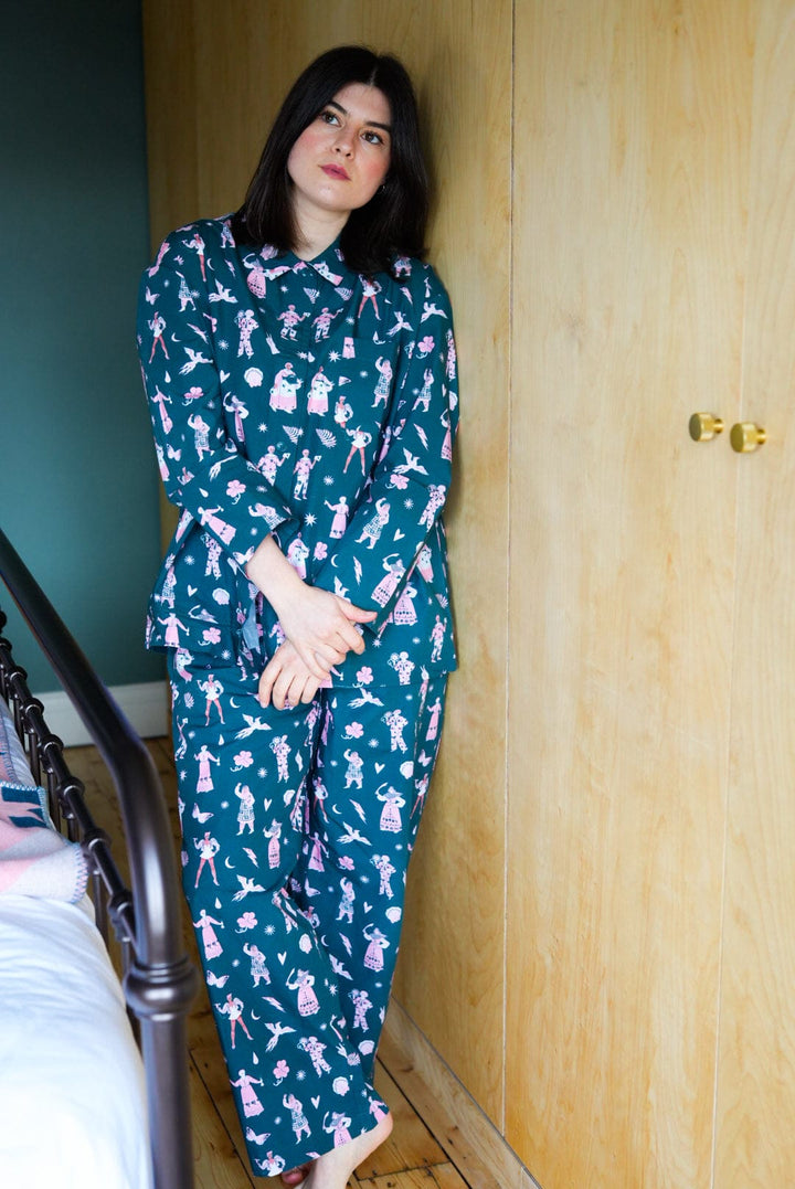 Iconic Women Pyjamas Pyjama Sets Black & Beech