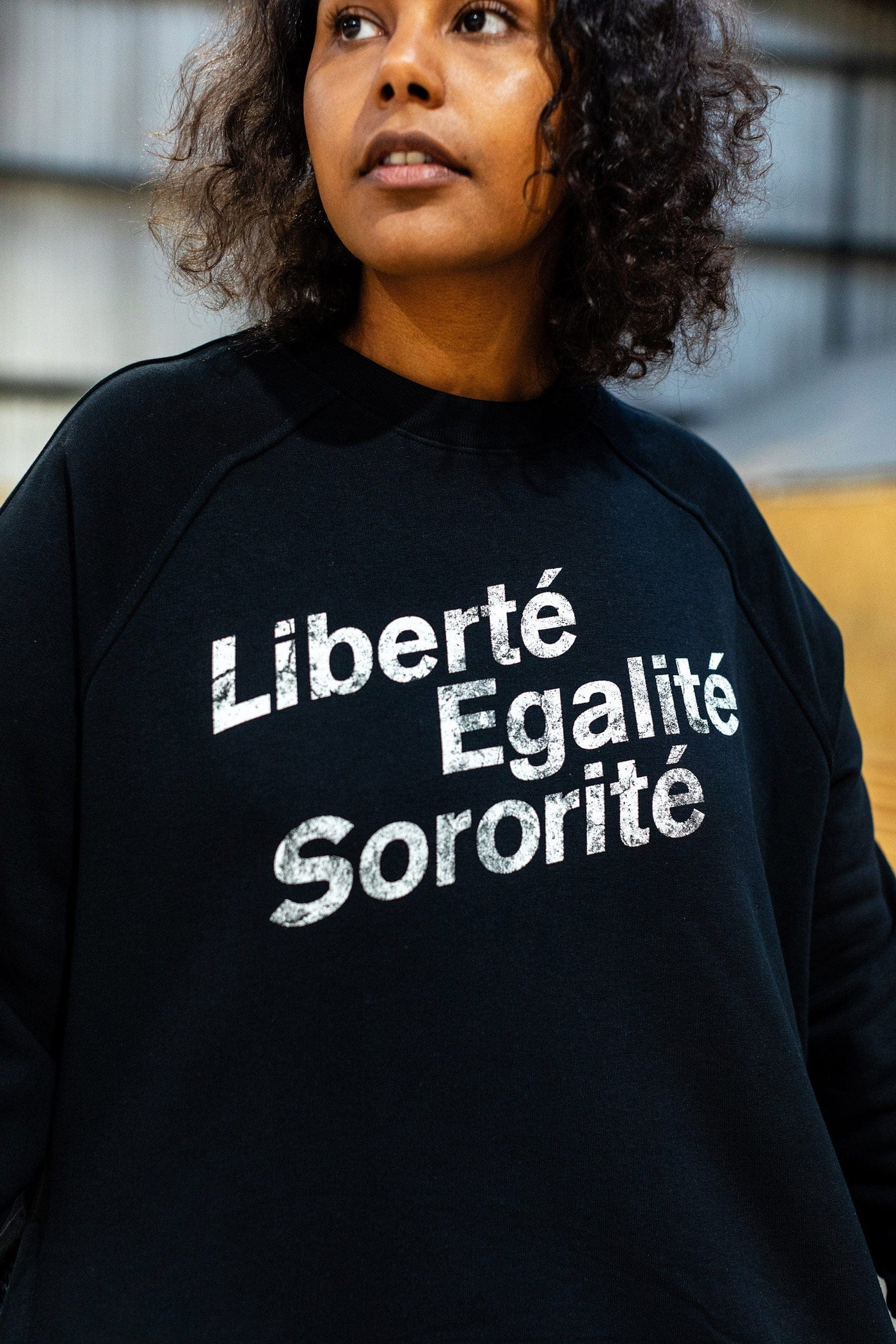 Liberté Egalité Sororité® Black Sweatshirt Sweatshirts Black & Beech