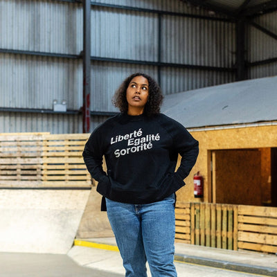 Liberté Egalité Sororité® Black Sweatshirt Sweatshirts Black & Beech