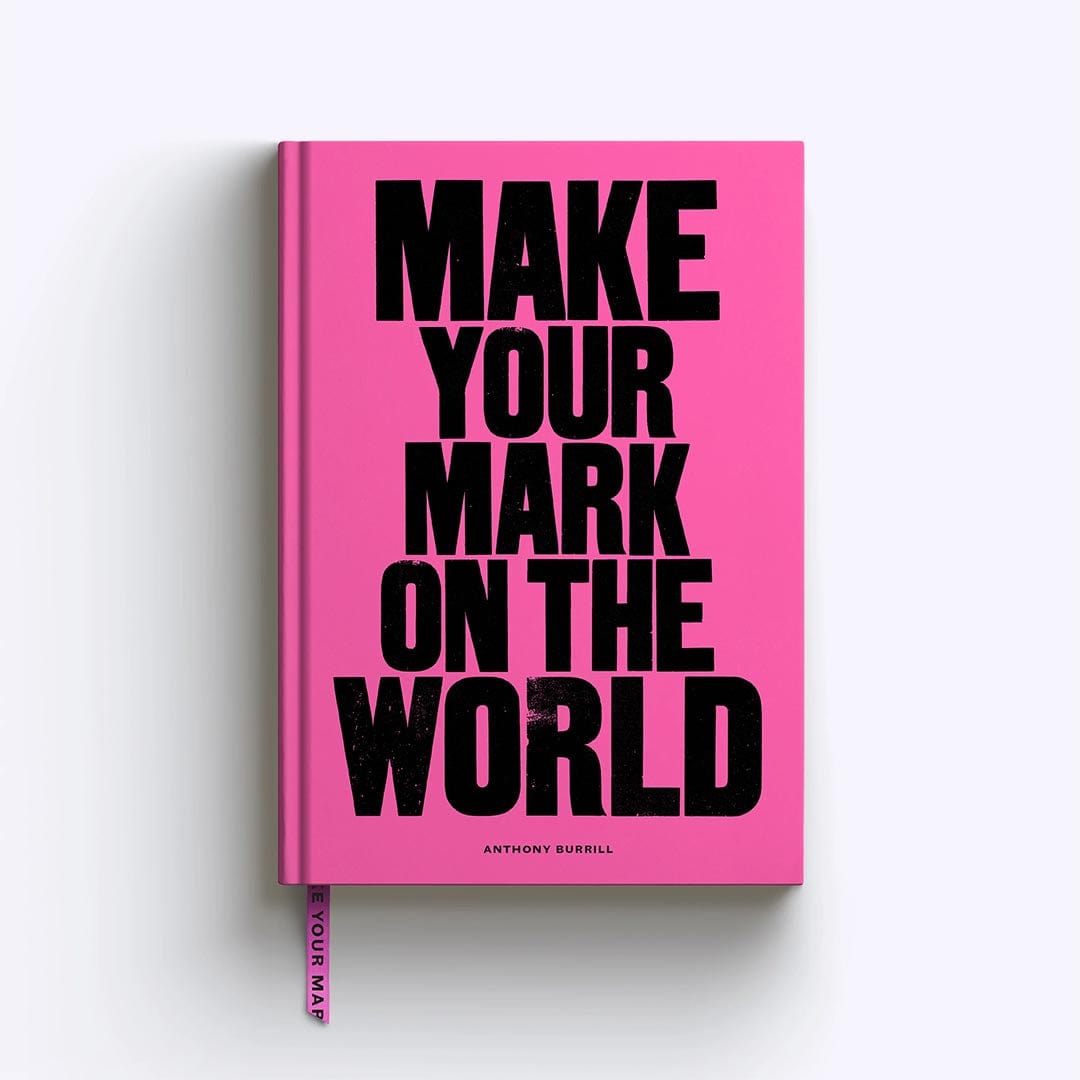 Make Your Mark on The World A5 Plain Notebook notebook Black & Beech