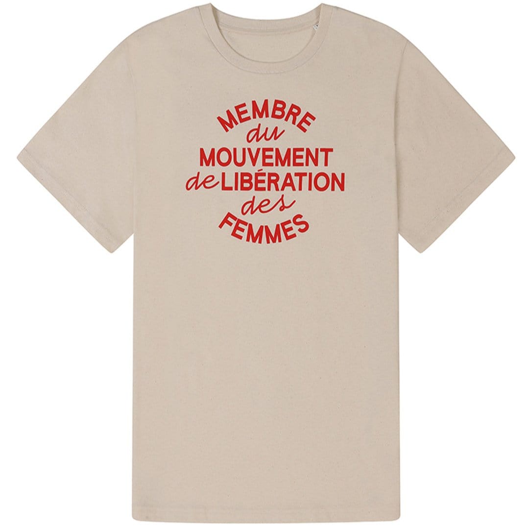 Membre du mouvement de libération des femmes raw cotton t-shirt T-shirts Black & Beech