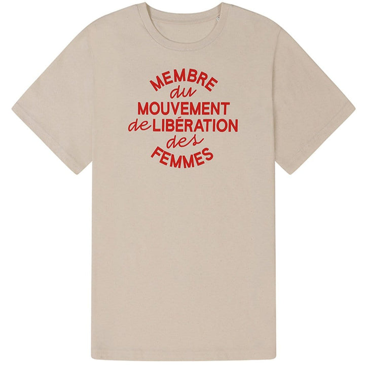 Membre du mouvement de libération des femmes raw cotton t-shirt T-shirts Black & Beech