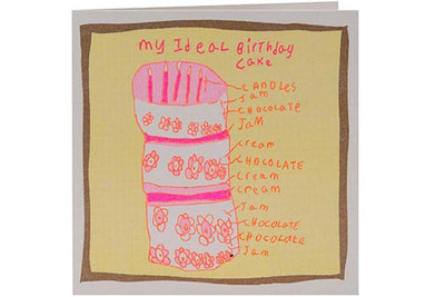 My Ideal Birthday Cake Card Greeting & Note Cards Arthouse Unlimited
