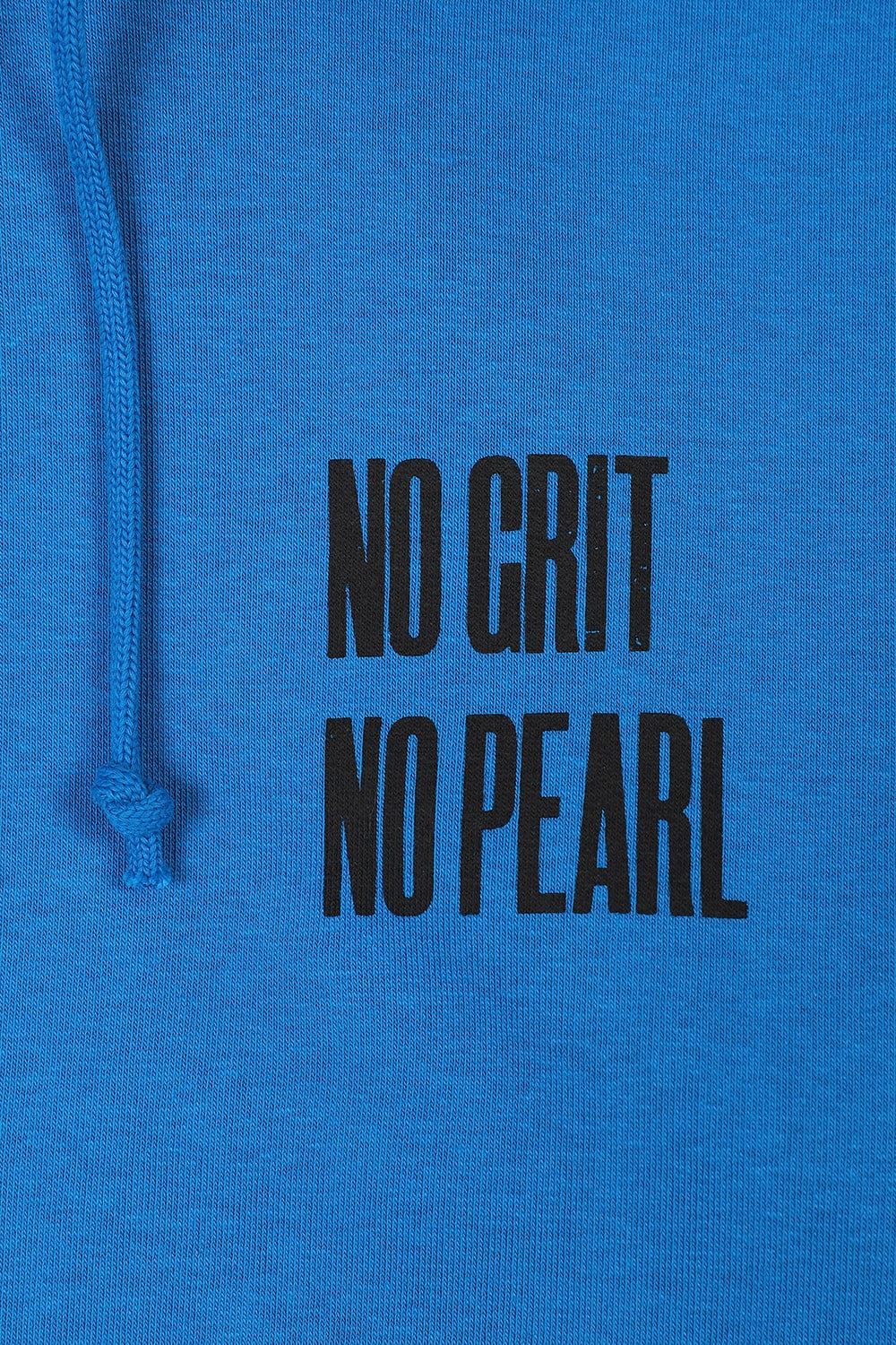 No Grit No Pearl Hoodie Royal Blue Sweatshirts Black & Beech