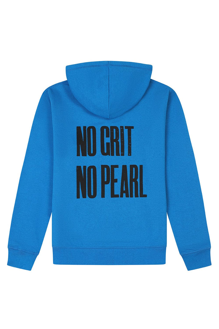 No Grit No Pearl Hoodie Royal Blue Sweatshirts Black & Beech