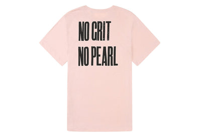 No Grit No Pearl hot pink Organic Cotton T Shirt T-shirts Black & Beech