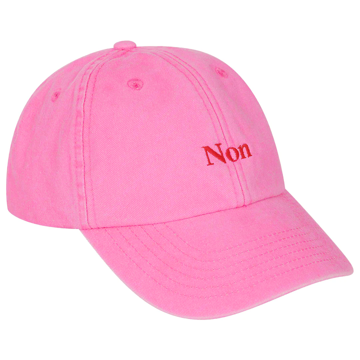 Non Baseball Cap in Stonewash Pink