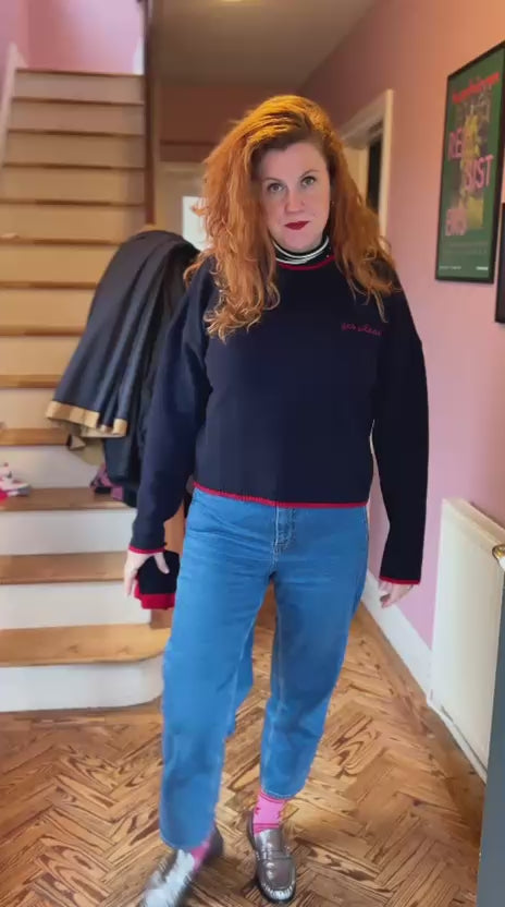 Kate Hiscox X Black & Beech Yes No Jumper