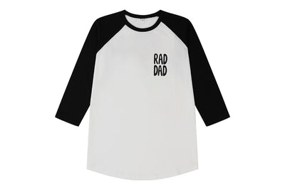 RAD DAD Baseball Shirt Black & Beech