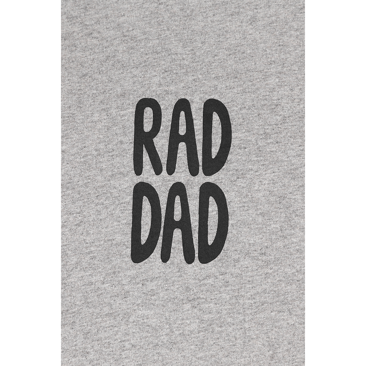 RAD DAD Coffee T-Shirt in Grey melange Men's T-Shirts Black & Beech