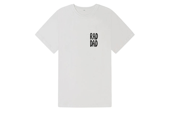 RAD DAD Coffee T-Shirt in White T-shirts Black & Beech