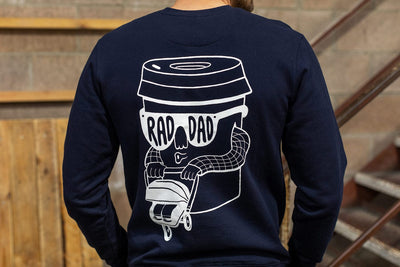 RAD DAD Sweatshirt In Navy Sweatshirts Black & Beech