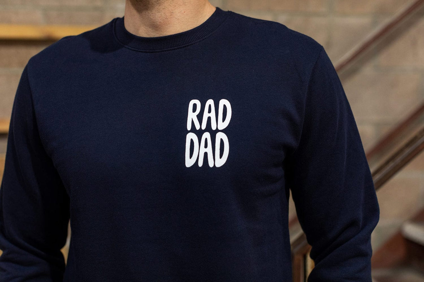 RAD DAD Sweatshirt In Navy Sweatshirts Black & Beech
