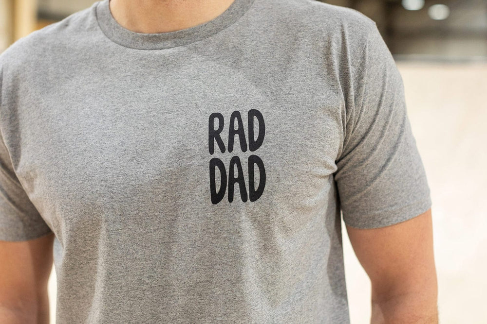 RAD DAD T-Shirt &ndash; Grey melange T-shirts Black & Beech
