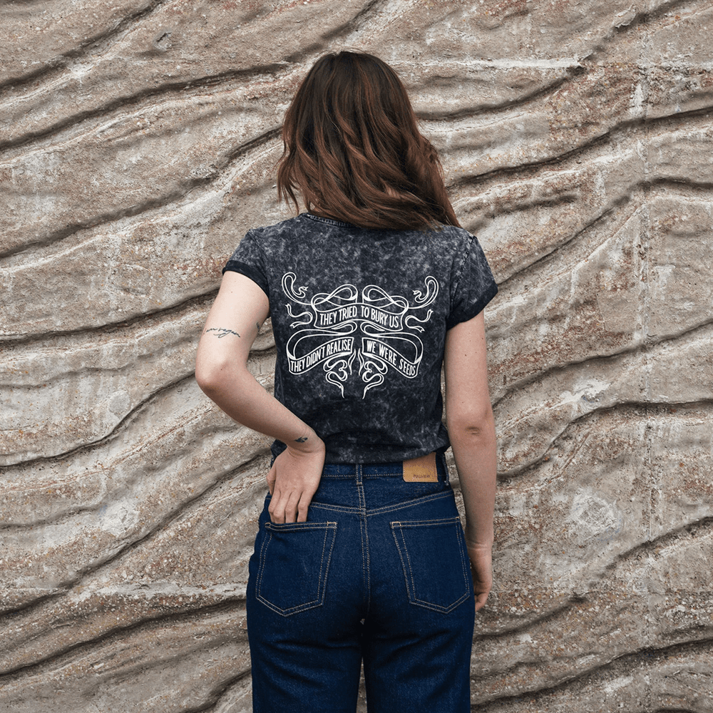 They Tried to Bury Us Acid Black T-Shirt T-shirts Black & Beech