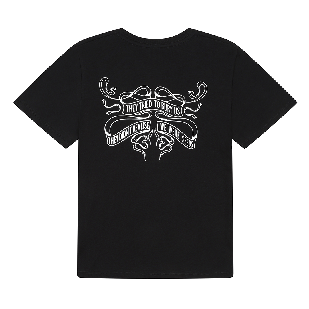 They Tried to Bury Us Black T-Shirt T-shirts Black & Beech