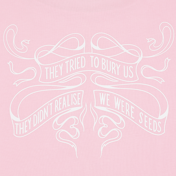They Tried to Bury Us Stonewash Pink T-Shirt T-shirts Black & Beech