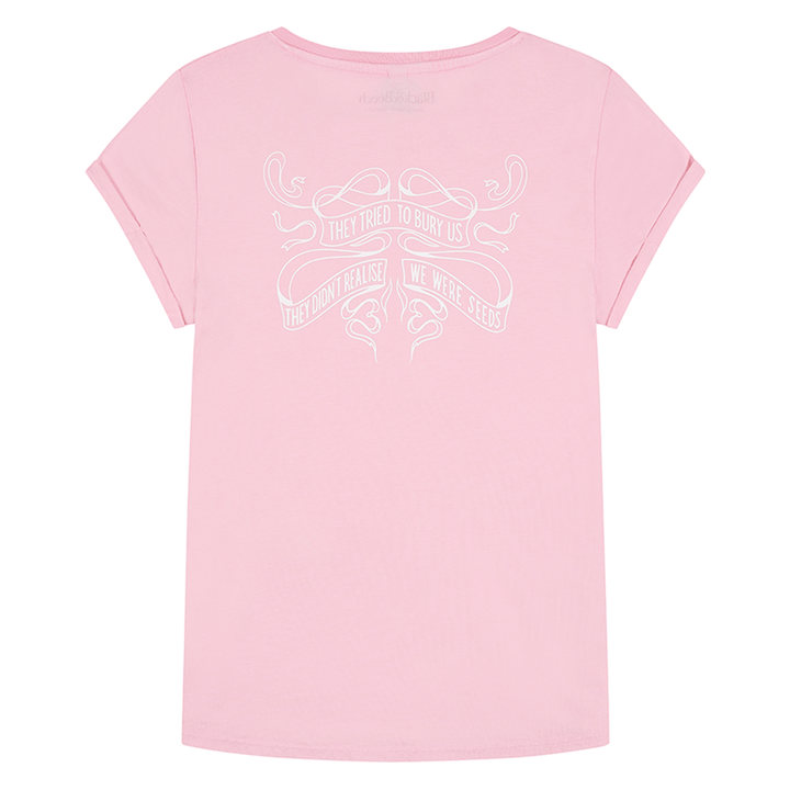 They Tried to Bury Us Stonewash Pink T-Shirt T-shirts Black & Beech