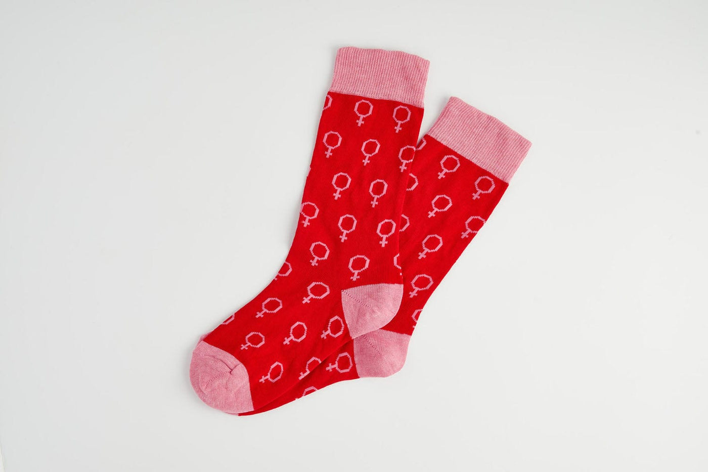 VENUS motif feminist socks Black & Beech