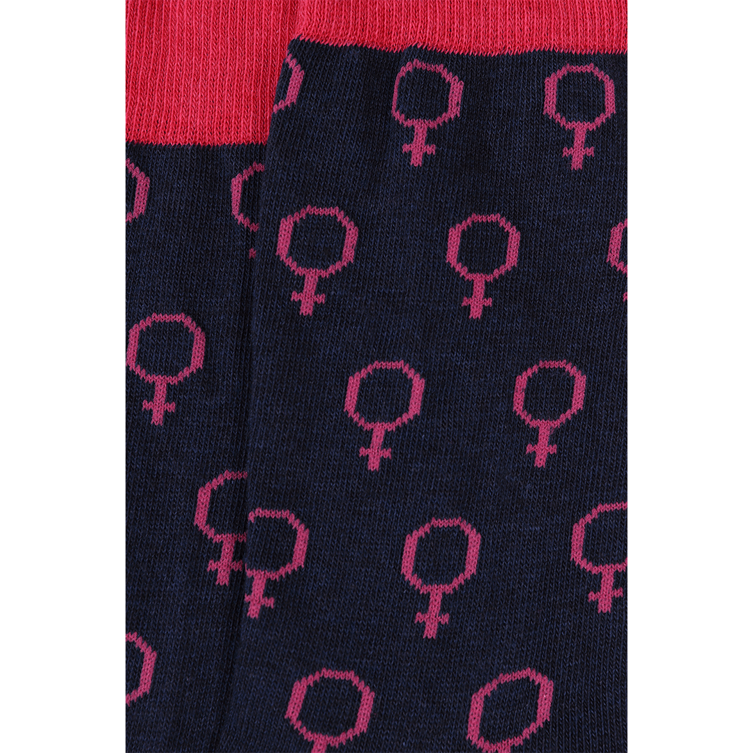 VENUS motif feminist socks Socks Black & Beech