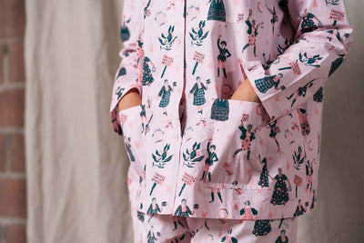 Feminist Icon Pyjamas Black & Beech