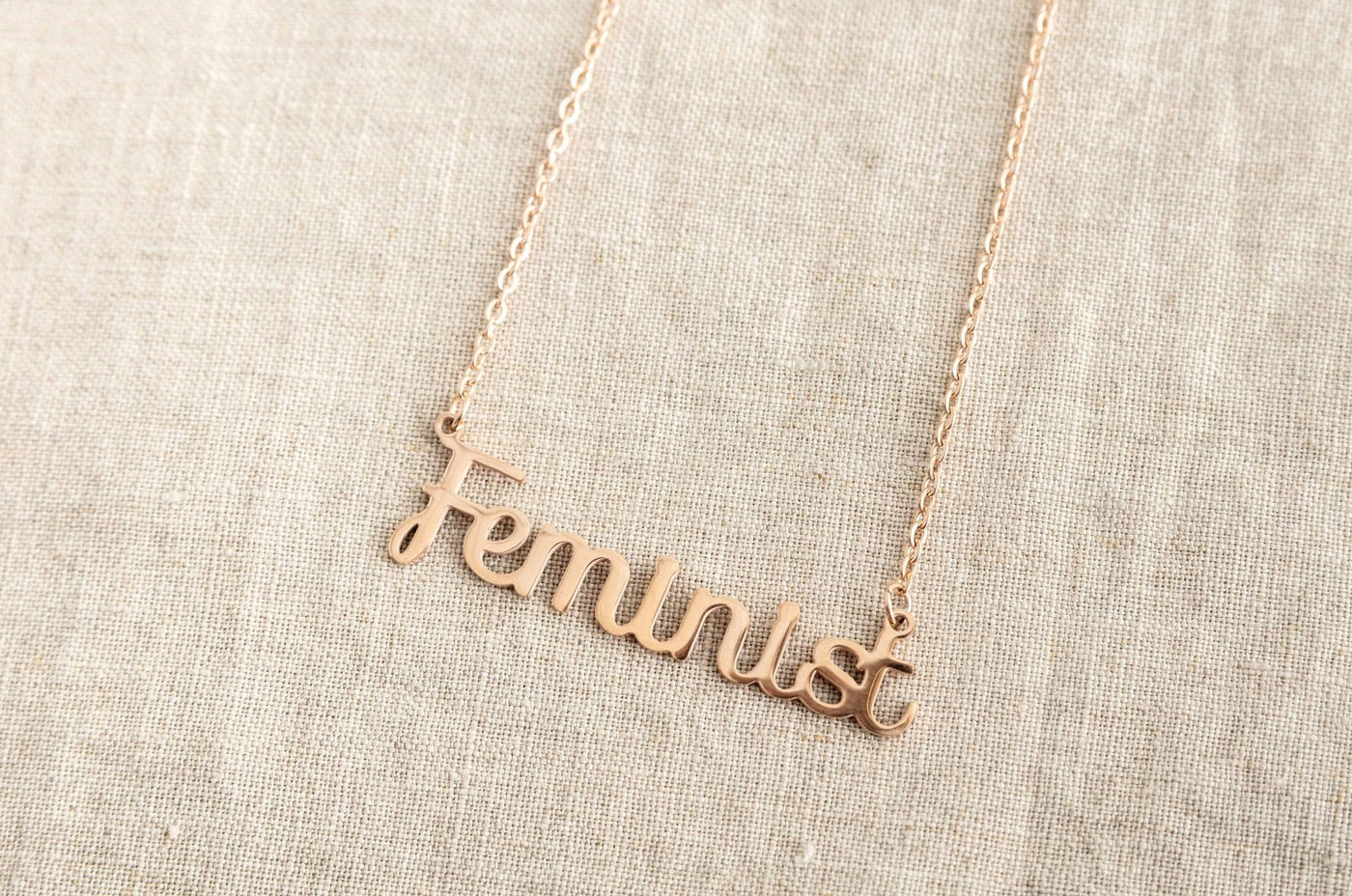 Feminist Necklace Necklaces Black & Beech