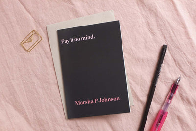 Marsha P. Johnson Quote Greeting Card Greeting & Note Cards Black & Beech