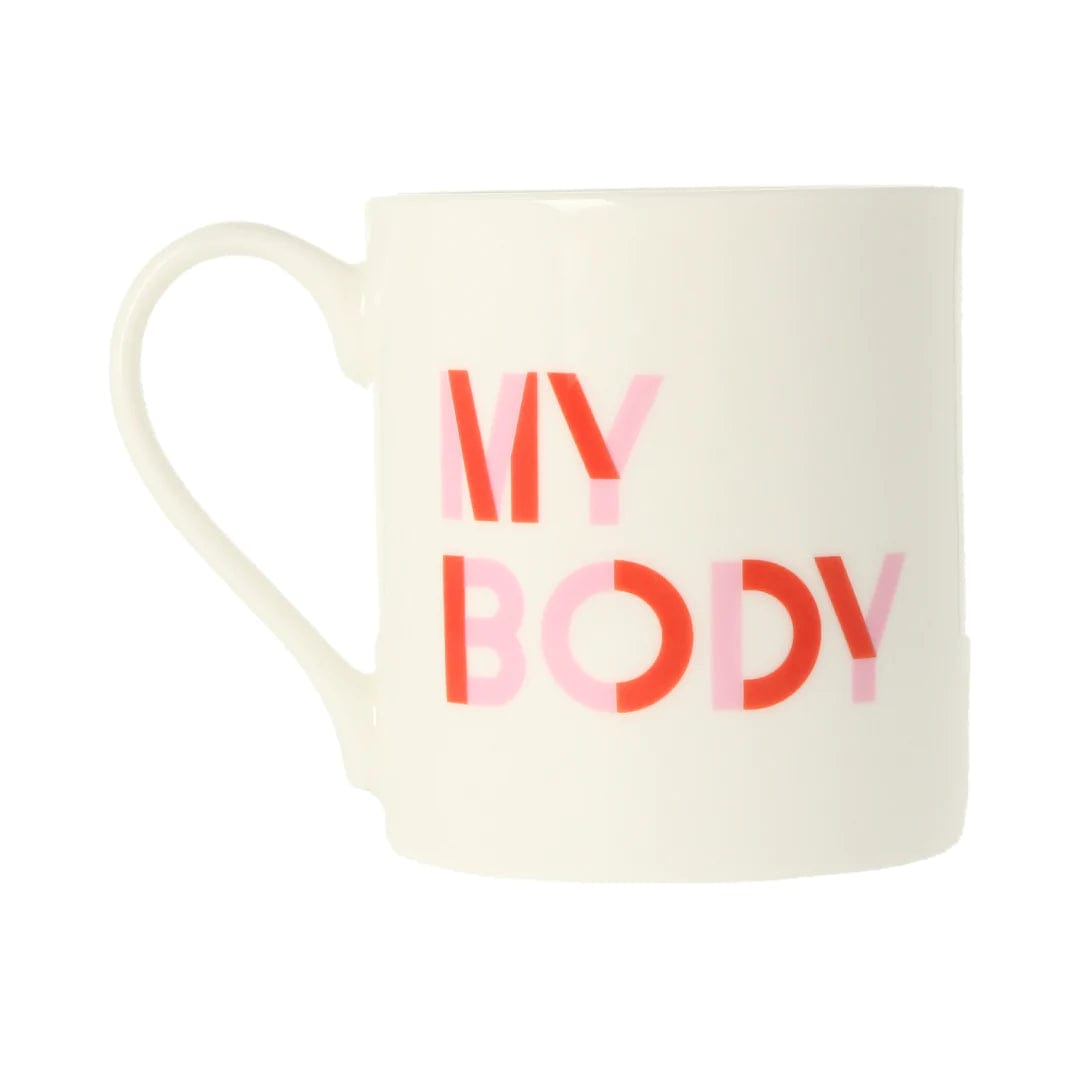 My Body, My Choice Mug Black & Beech