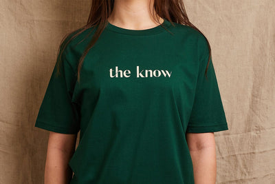The Know Forest Green T-Shirt Black & Beech